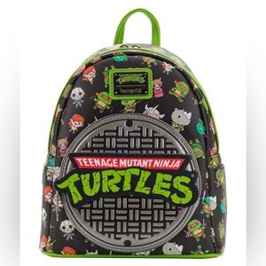 Loungefly Teenage Mutant Ninja Turtles Mini Backpack NWT